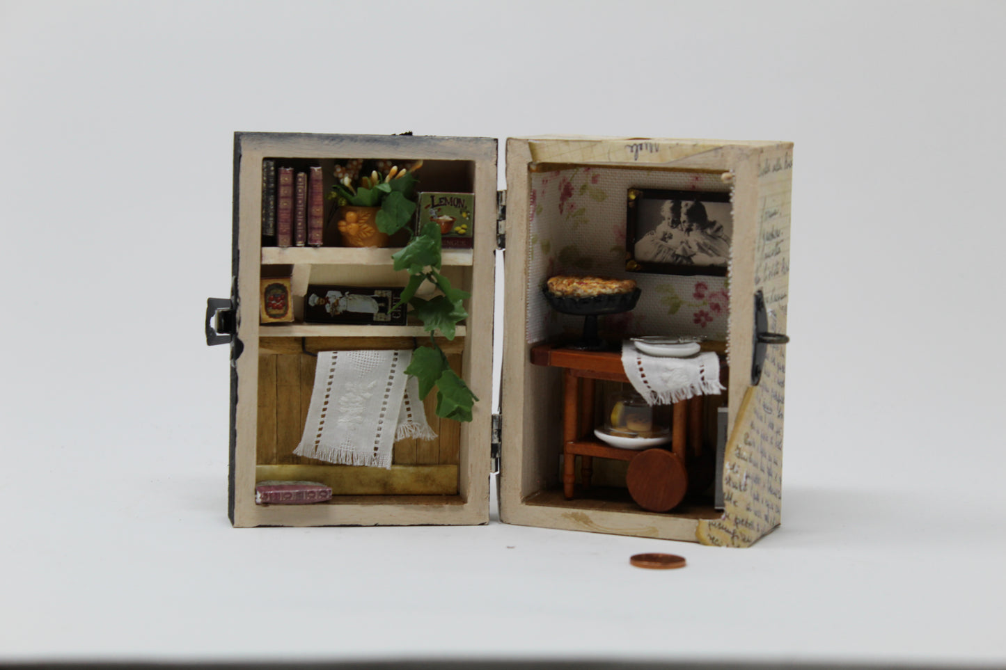 scatola con cucina interna