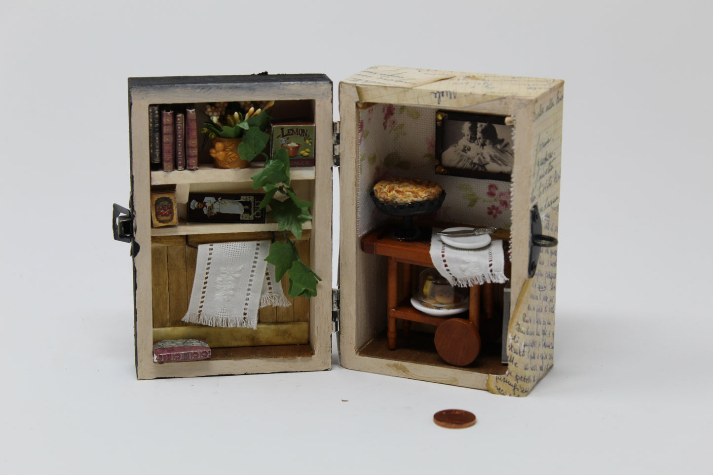 scatola con cucina interna