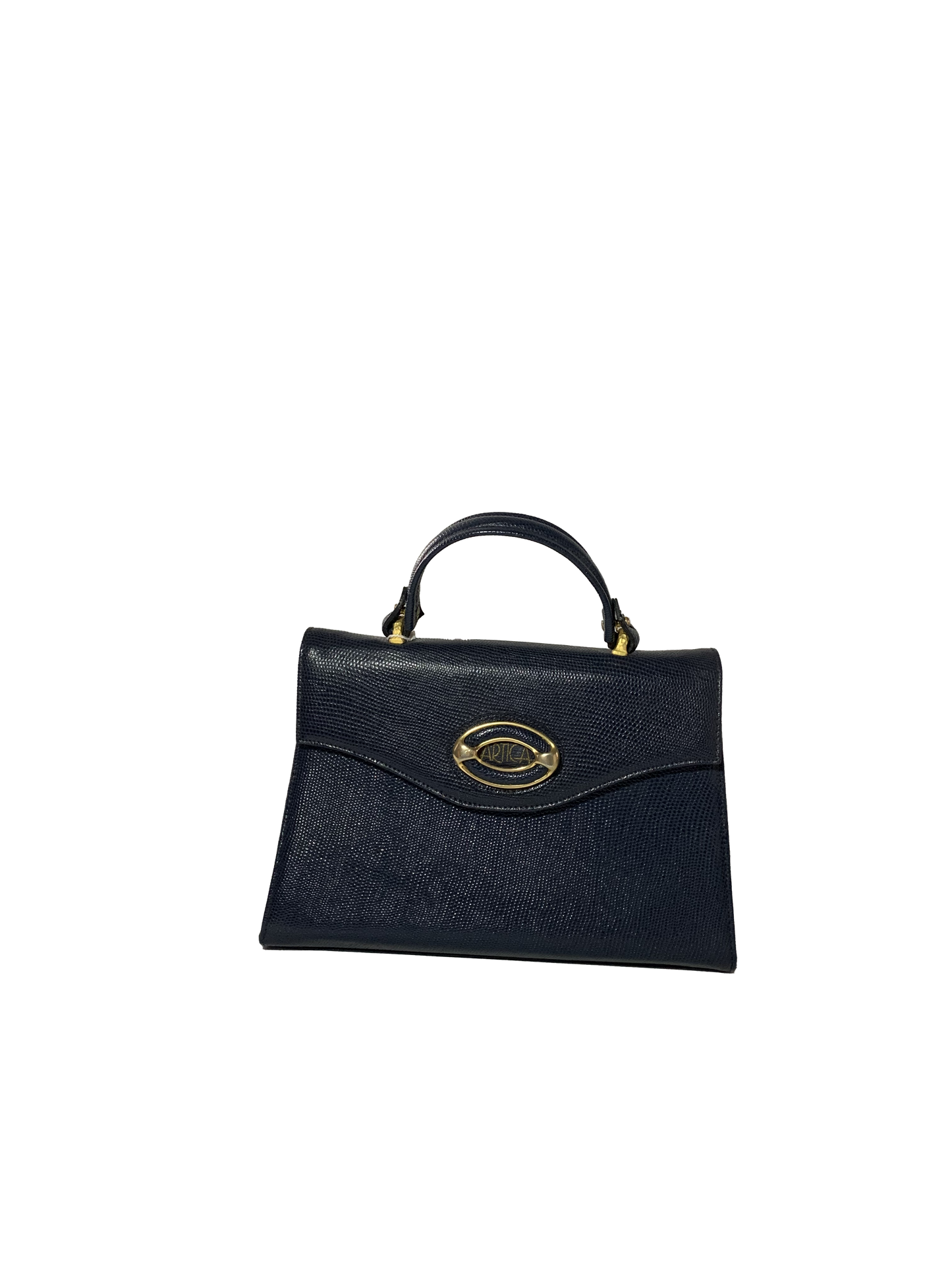 Borsa in pelle blu - NONèdabuttare