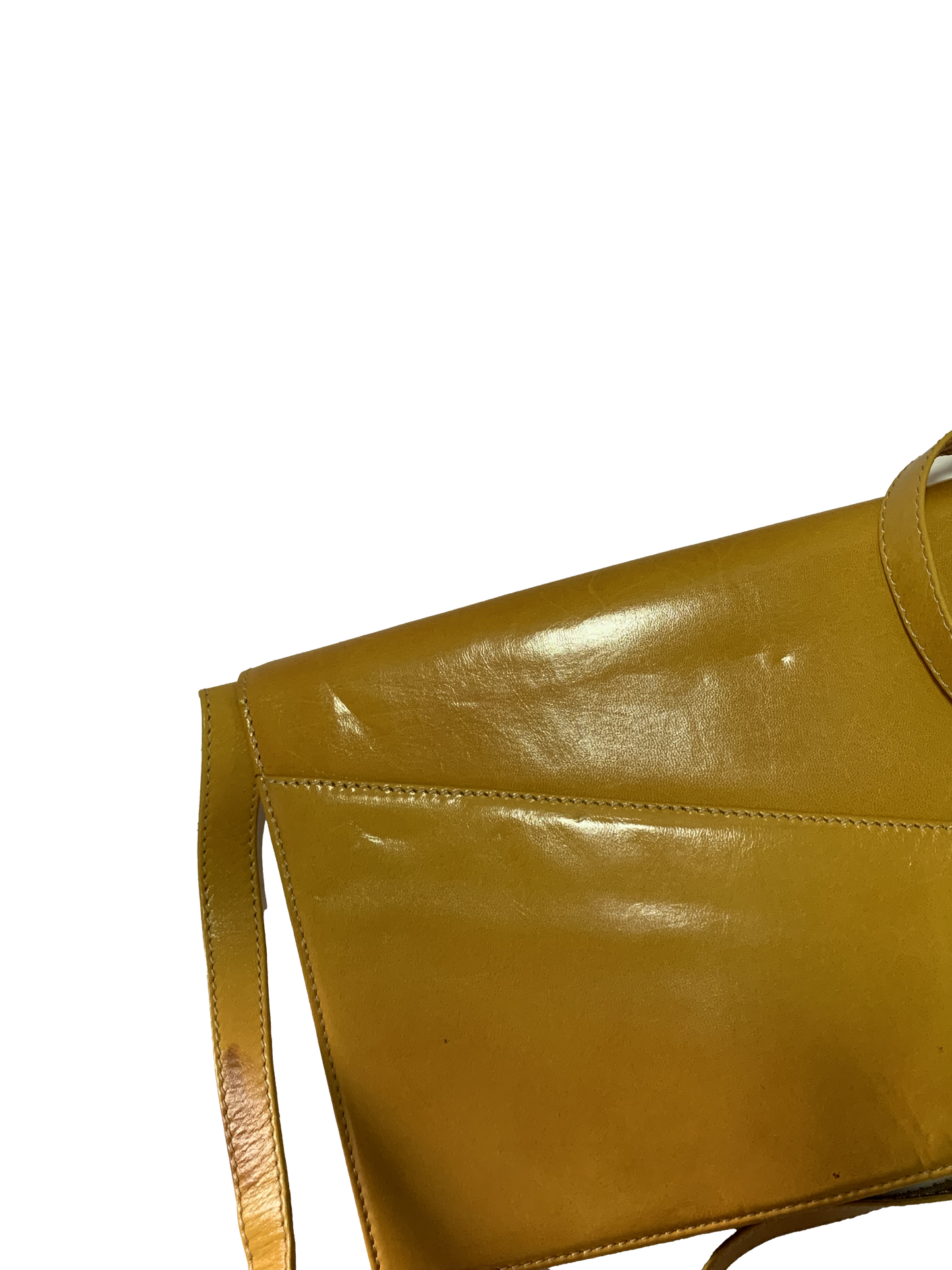 Borsa in pelle gialla - NONèdabuttare