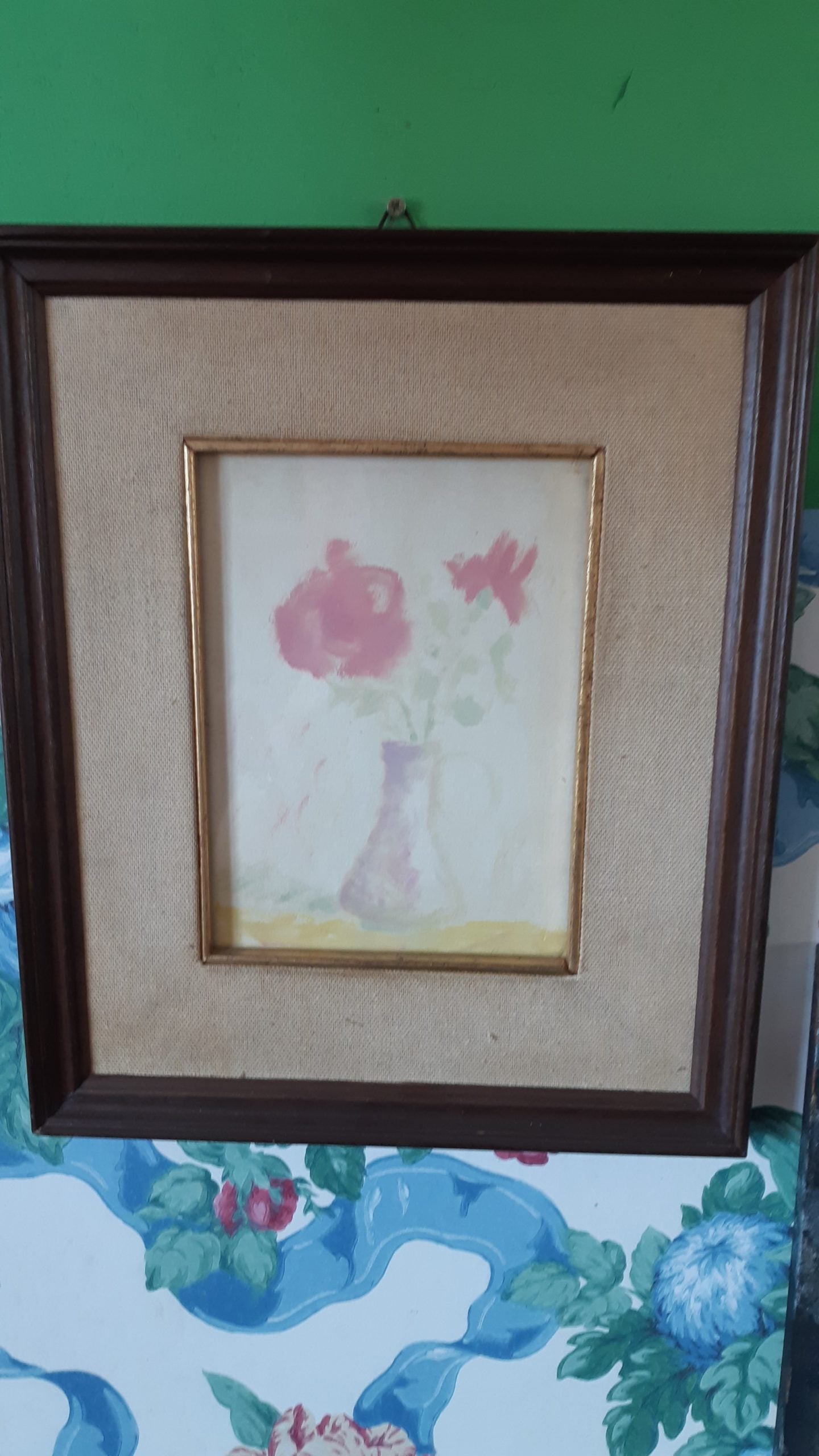 Cornice in legno tinto noce - NONèdabuttare