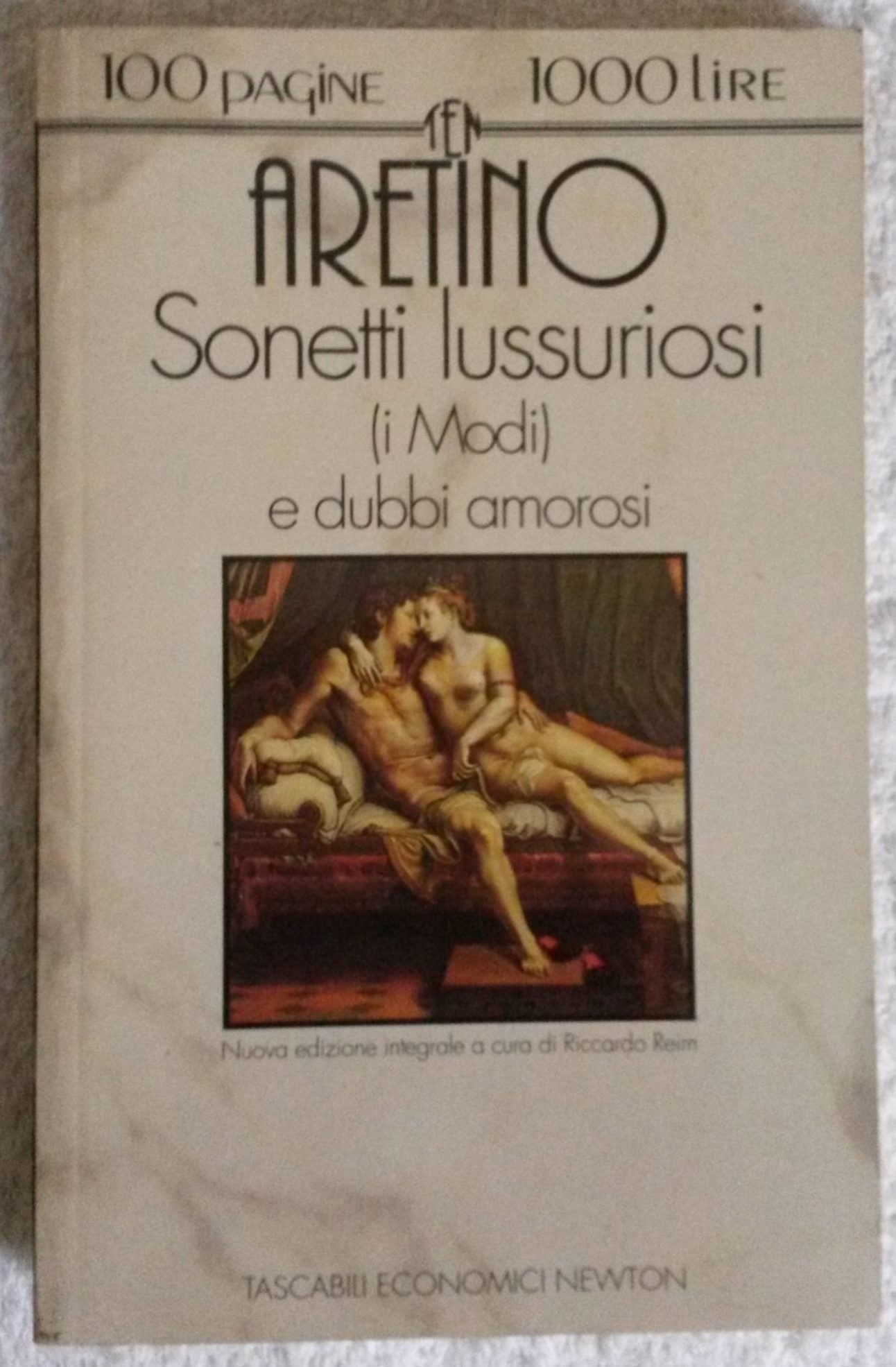 Aretino - Sonetti lussuriosi - NONèdabuttare