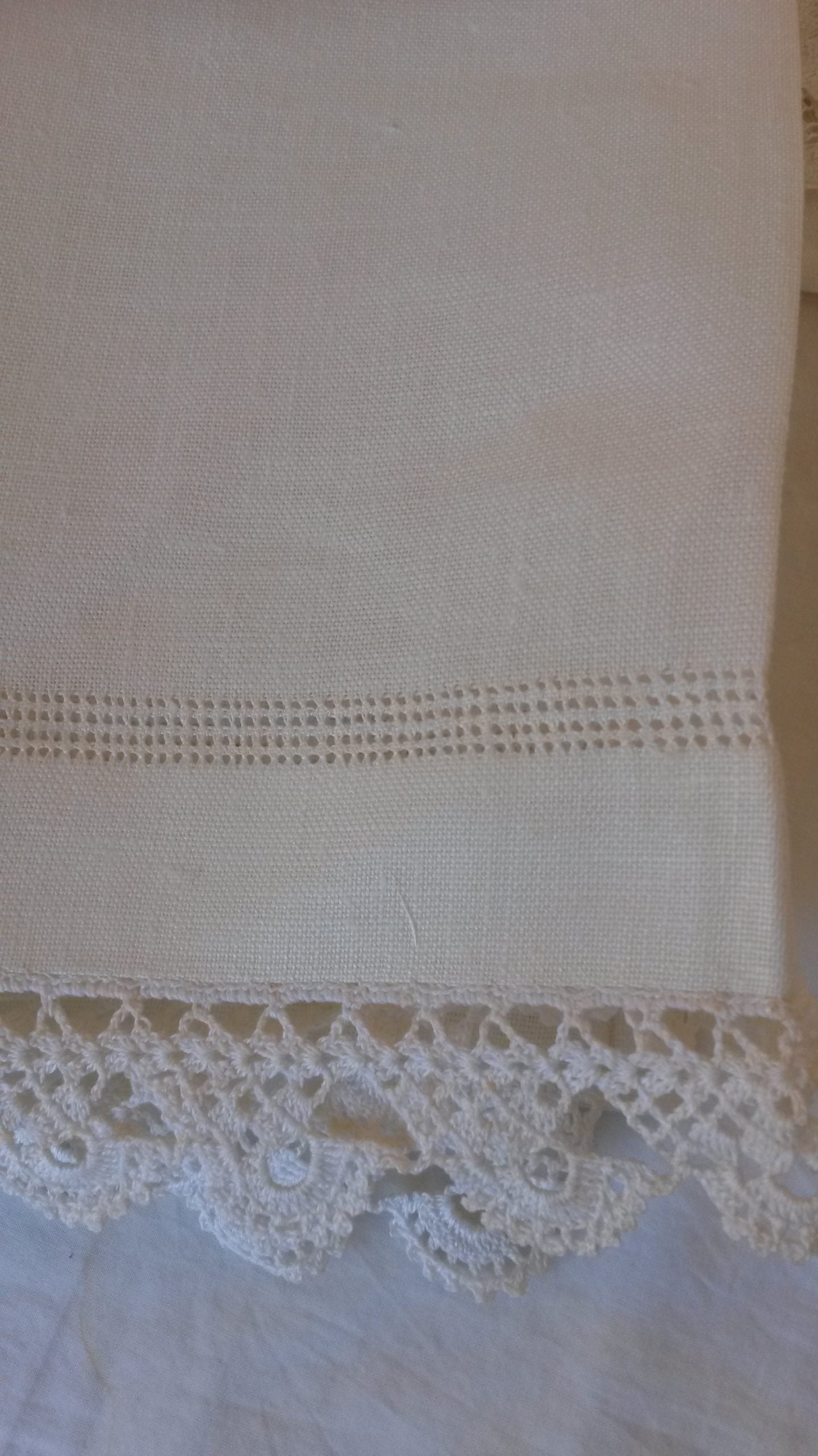 Asciugamano in lino ecrù - NONèdabuttare