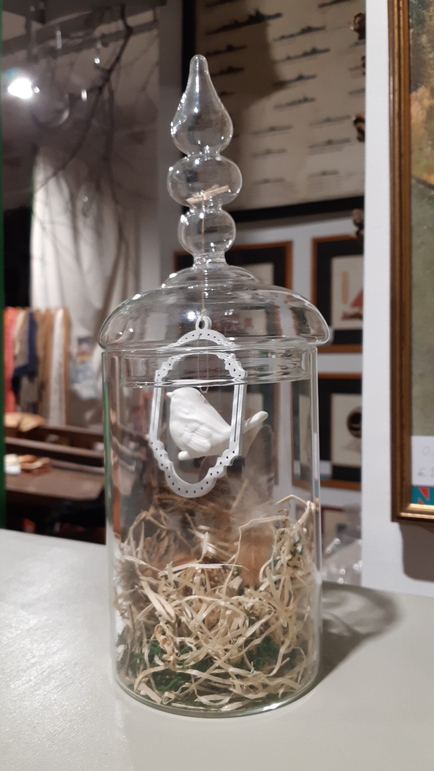 Vaso in vetro decorativo - NONèdabuttare