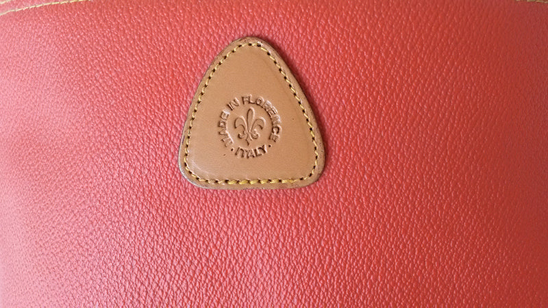 Bauletto pelle arancione - NONèdabuttare