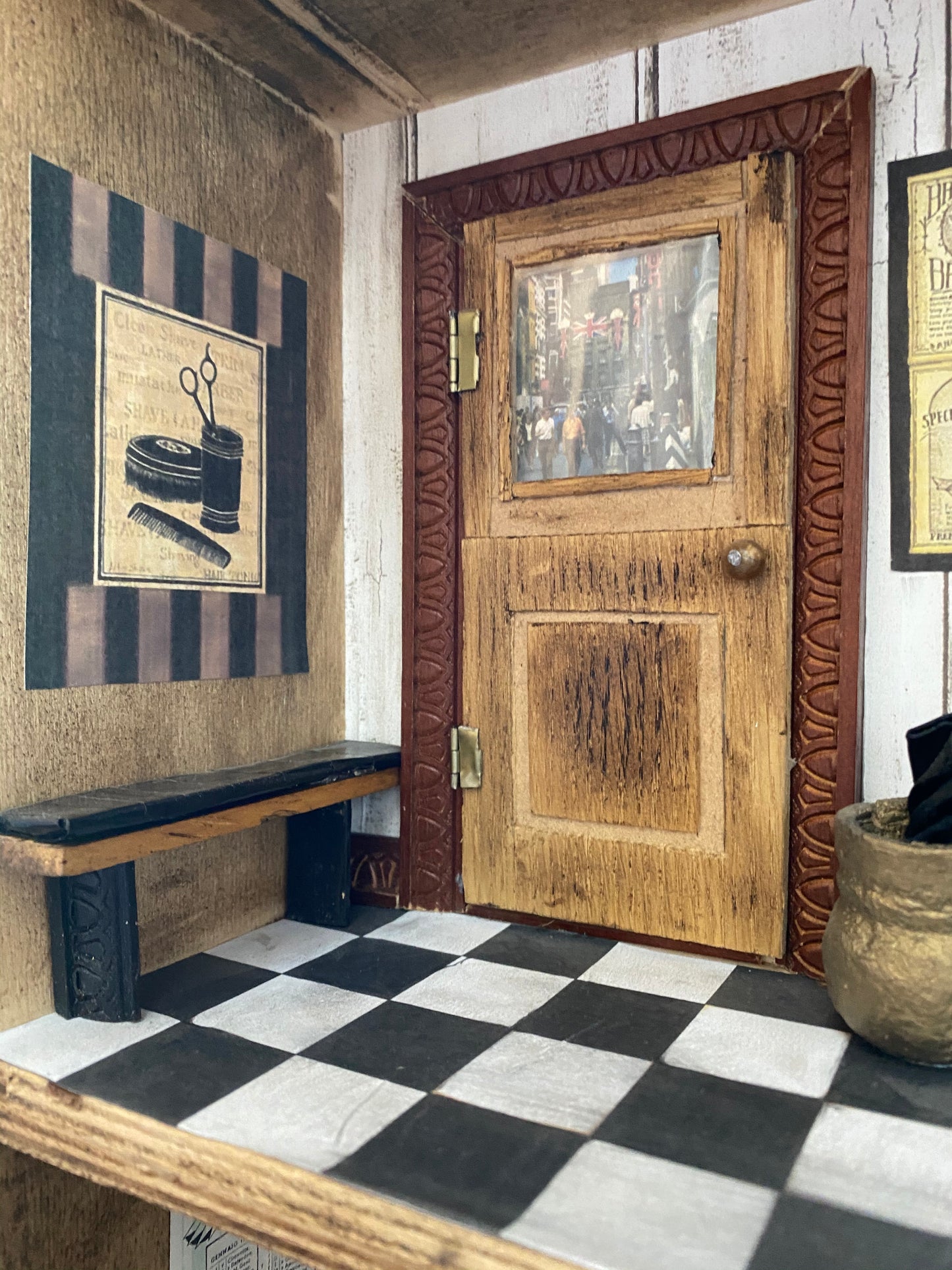 Shadow Box "Barber Shop" - NONèdabuttare