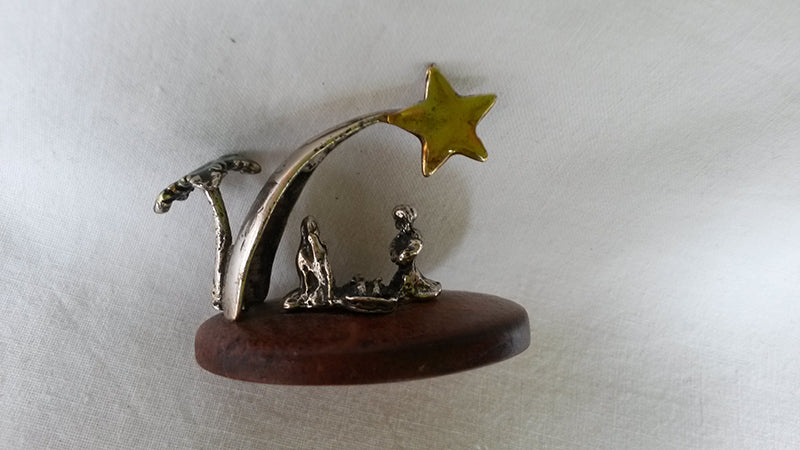 Presepe con base in legno - NONèdabuttare