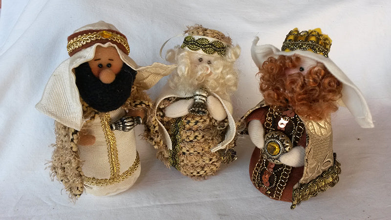 Presepe in paglia e stoffa - NONèdabuttare