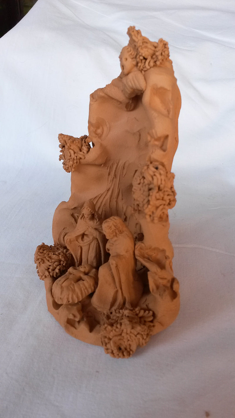 Presepino in terracotta di Grottaglie - NONèdabuttare