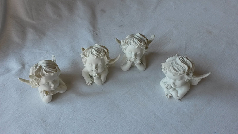 Set di 4 busti di angioletti - NONèdabuttare