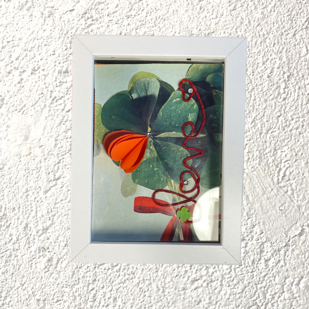 Shadow Box "Quadrifoglio d'amore" - NONèdabuttare