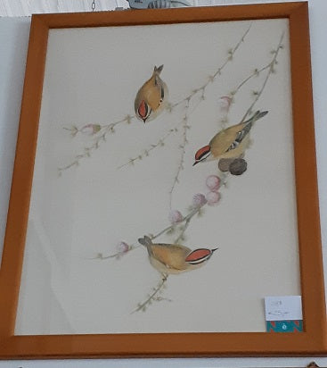 Uccellini dipinti su tessuto - NONèdabuttare