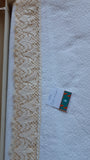 Copriletto in cotone "Piquet" bianco - NONèdabuttare