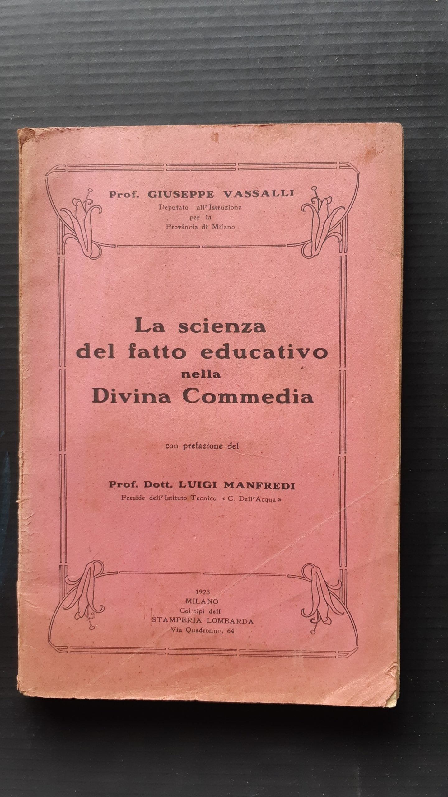 La scienza del fatto educativo nella Divina Commedia - NONèdabuttare