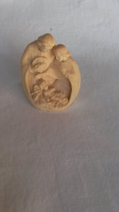 Presepe in legno 3 figure - NONèdabuttare