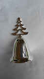Campana in argento con albero di Natale - NONèdabuttare