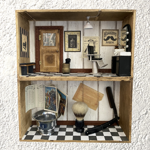 Shadow Box "Barber Shop" - NONèdabuttare